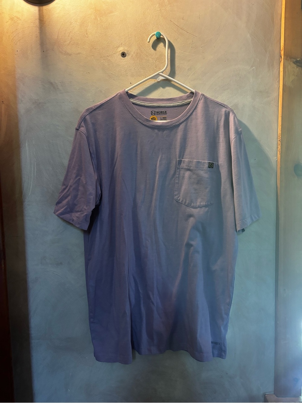 Men's Lavender Pocket Tee